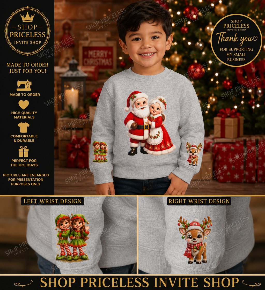MERRY CHRISTMAS Toddler Sweatshirt