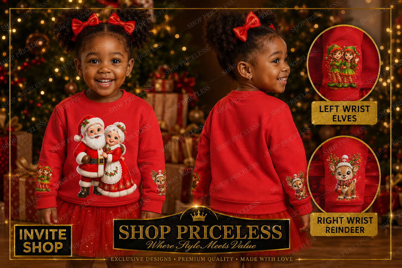 MERRY CHRISTMAS Toddler Sweatshirt