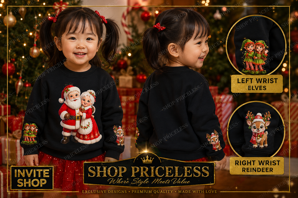 MERRY CHRISTMAS Toddler Sweatshirt