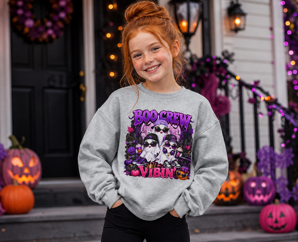 BOO CREW VIBIN YOUTH GIRLS SWEATSHIRT