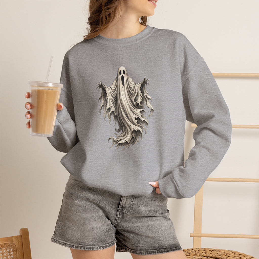 GHOST DON'T CARE Crewneck Sweatshirt