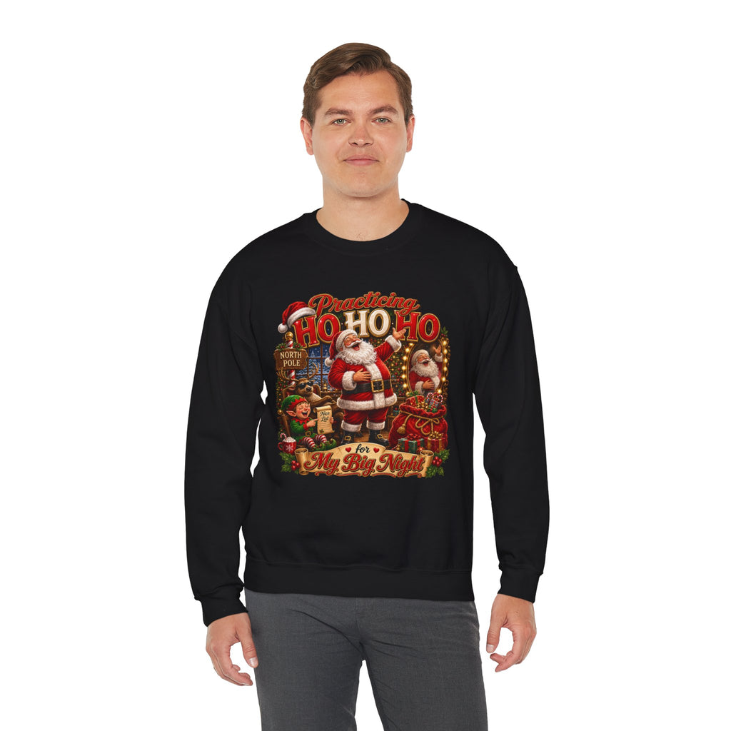 SANTA  PRACTICING HOHOHO Unisex Heavy Blend™ Crewneck Sweatshirt