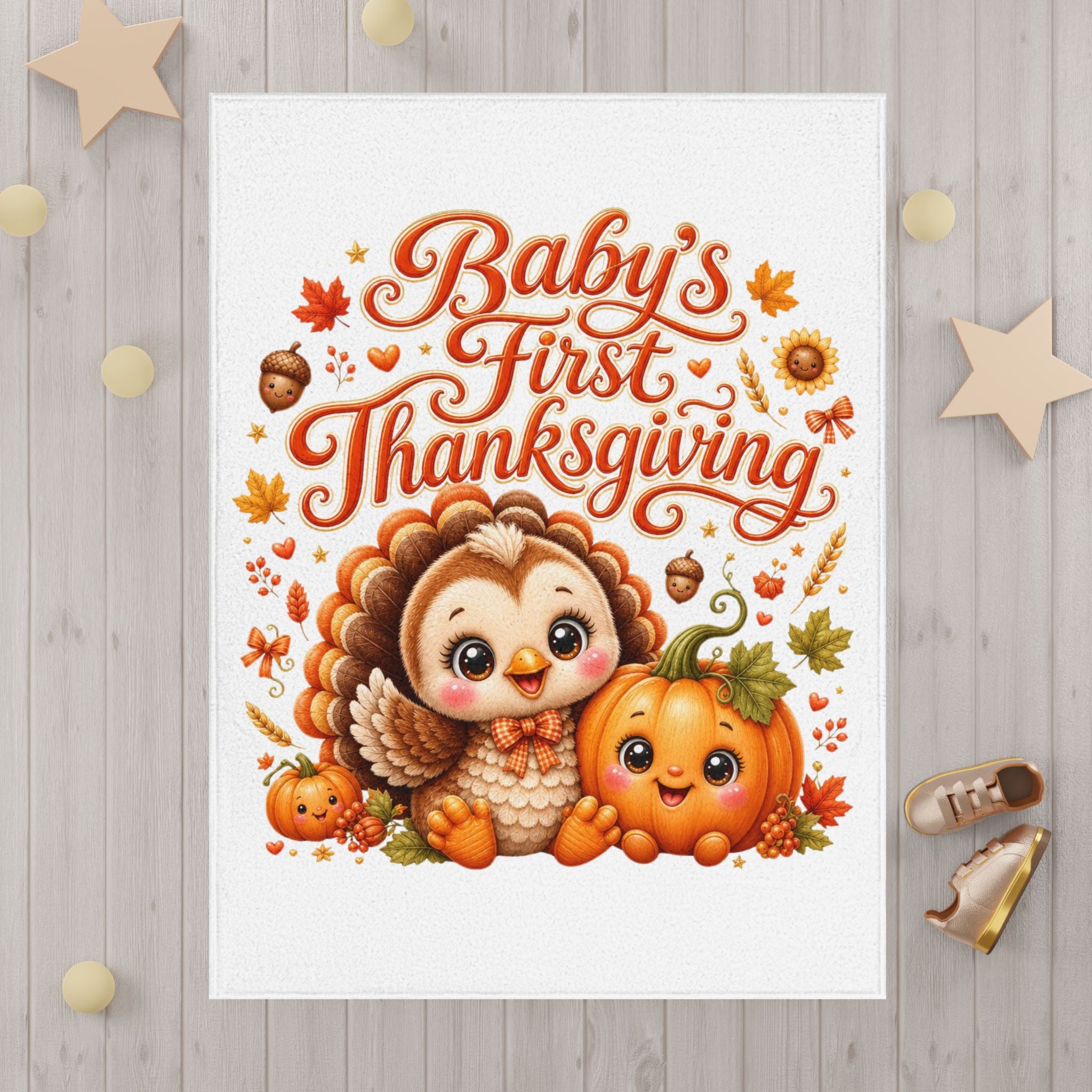 Baby's First Thanksgiving Blanket