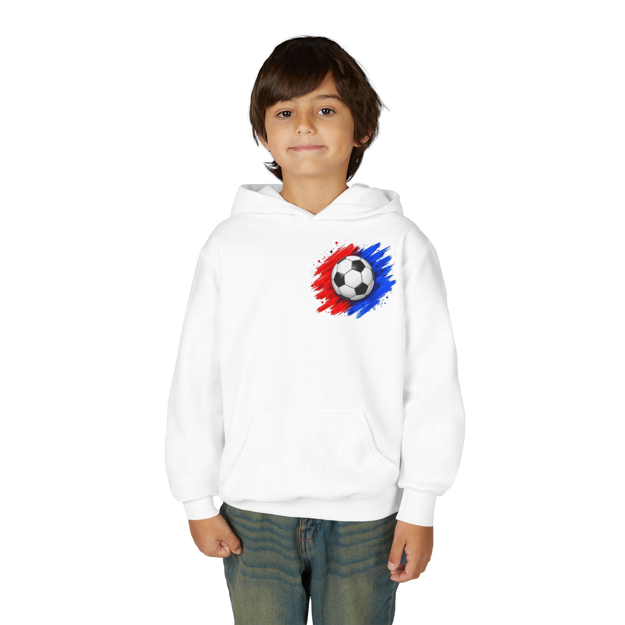 Brave Beats Attitude Soccer Hoodie for Boys | Youth Soccer Pullover | Kids Soccer Hoodie | Soccer Player Gift