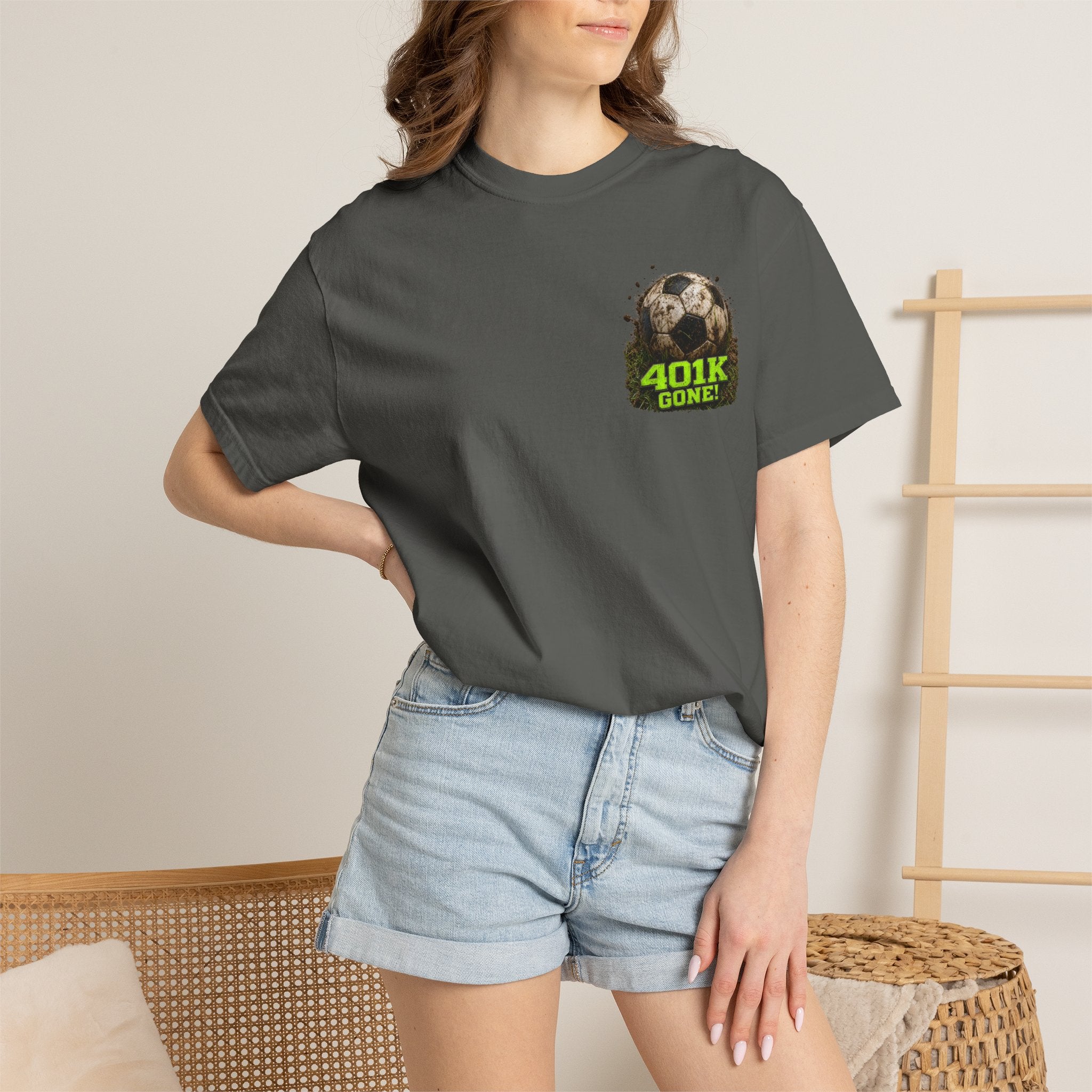 Funny Soccer Parent Shirt, My 401K Has Soccer Stains All Over It, Soccer Dad Shirt, Soccer Tournament Tee, Soccer Gift