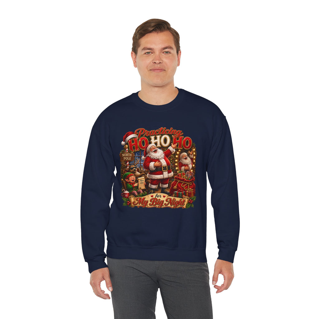 SANTA  PRACTICING HOHOHO Unisex Heavy Blend™ Crewneck Sweatshirt