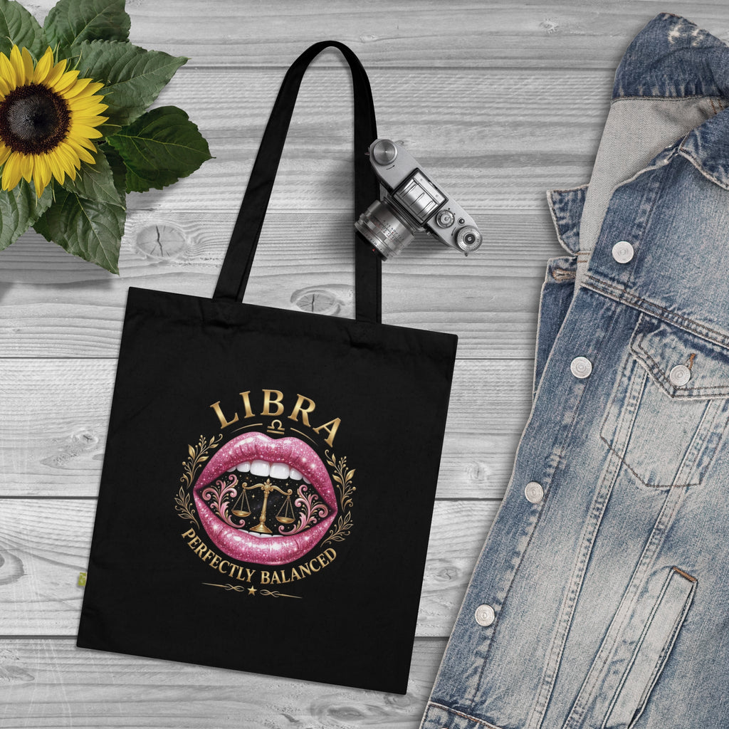 Libra Zodiac Celestial Tote Bag