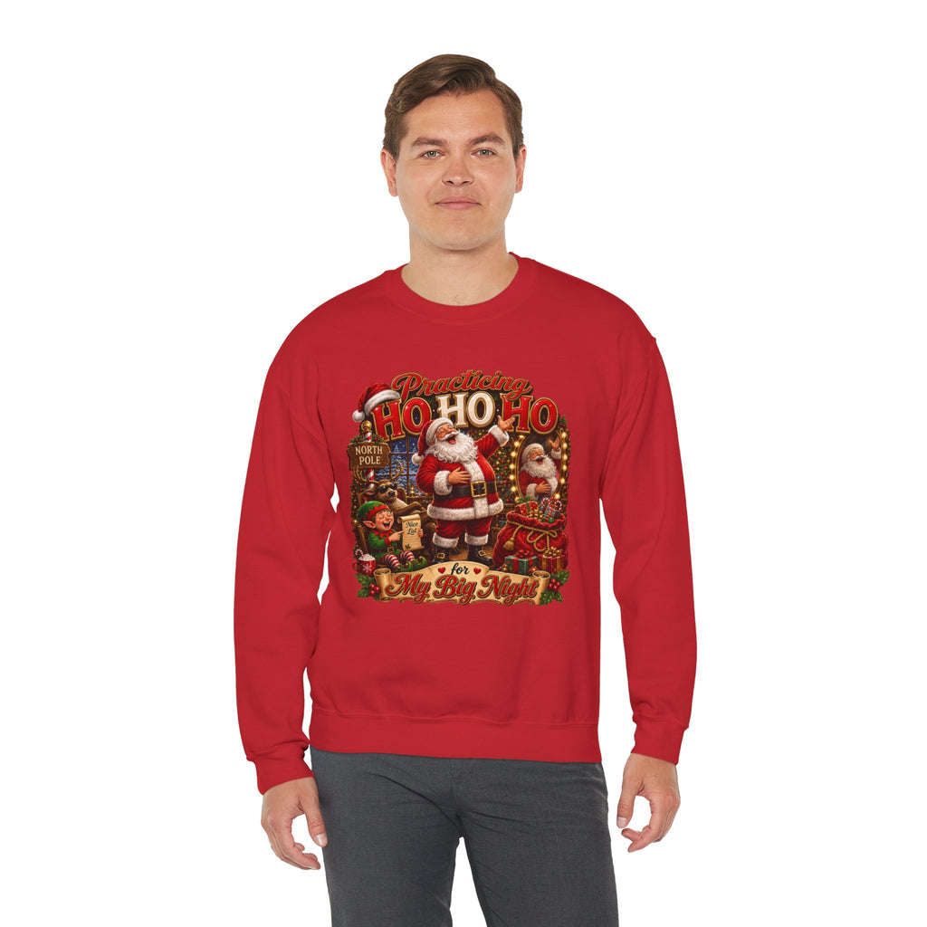 SANTA  PRACTICING HOHOHO Unisex Heavy Blend™ Crewneck Sweatshirt