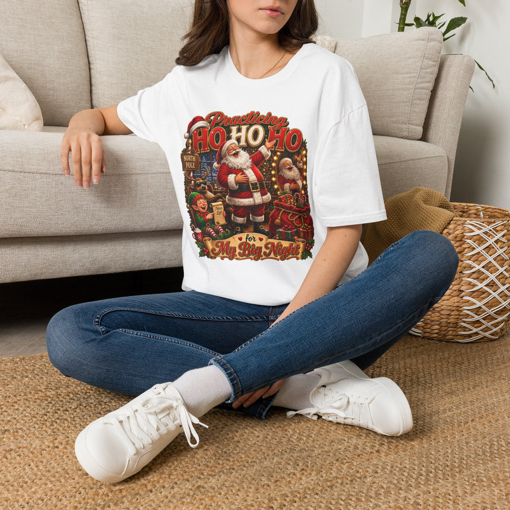 SANTA PRACTICING HOHOHO Unisex Softstyle T-Shirt