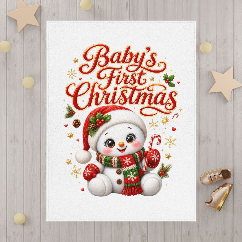 Baby's First Christmas Blanket