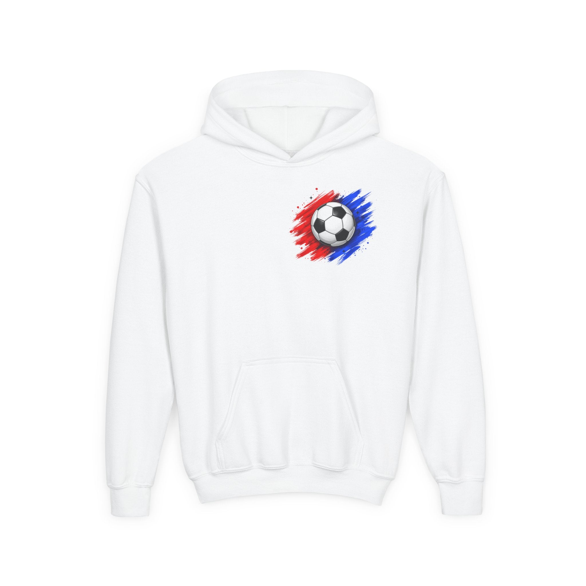 Brave Beats Attitude Soccer Hoodie for Boys | Youth Soccer Pullover | Kids Soccer Hoodie | Soccer Player Gift