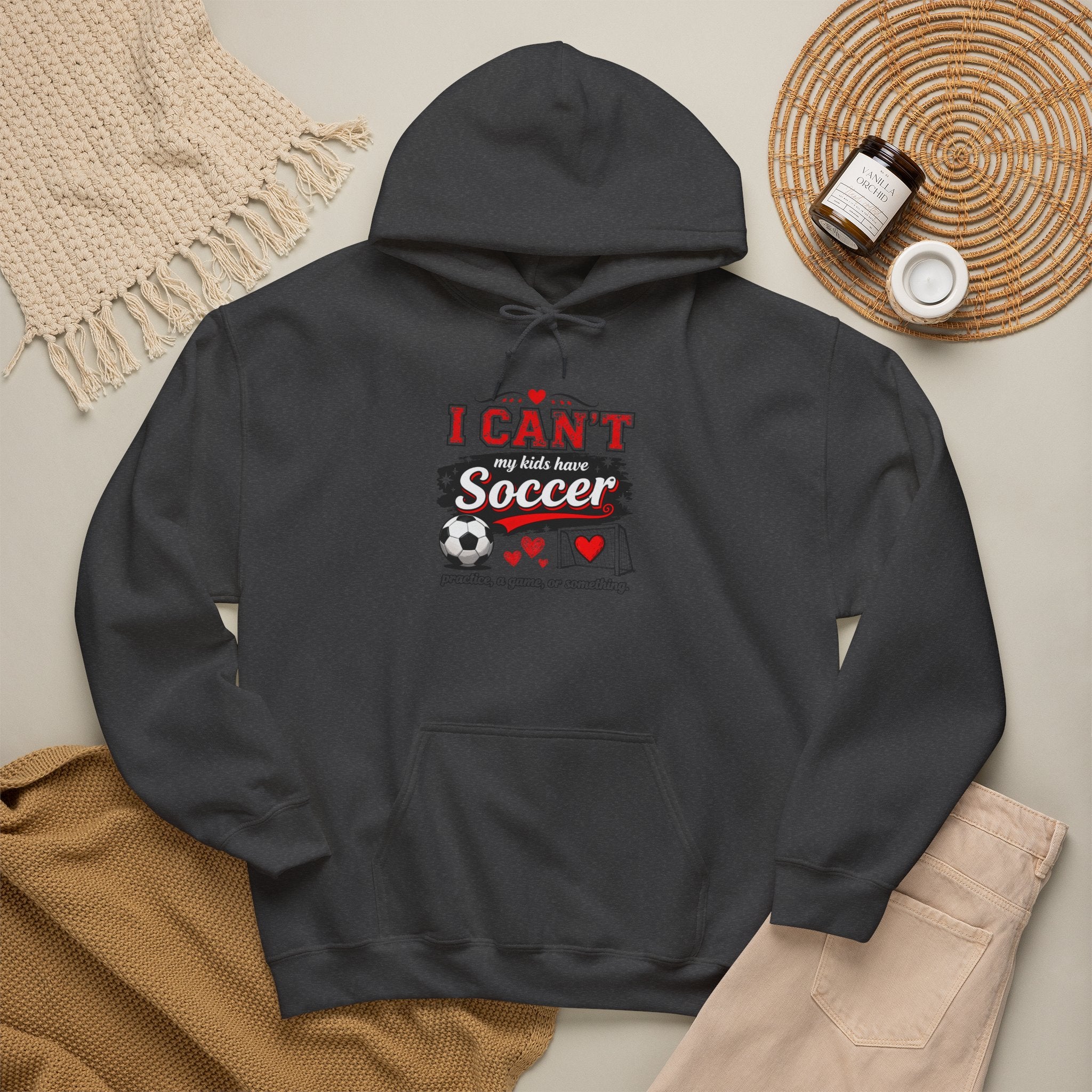 I CAN'T MY KIDS HAVE SOCCER Unisex Heavy Blend™ Hooded Sweatshirt