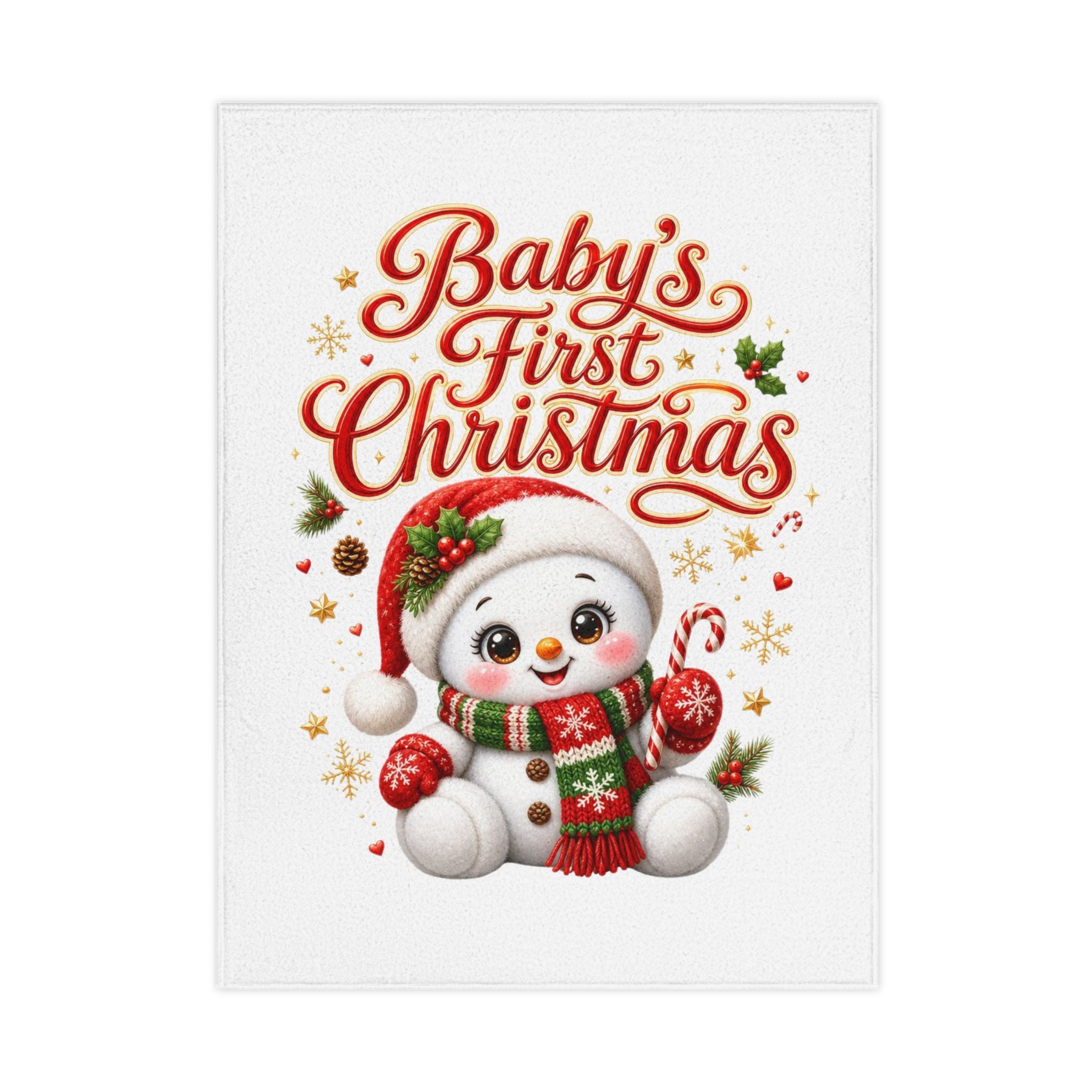 Baby's First Christmas Blanket