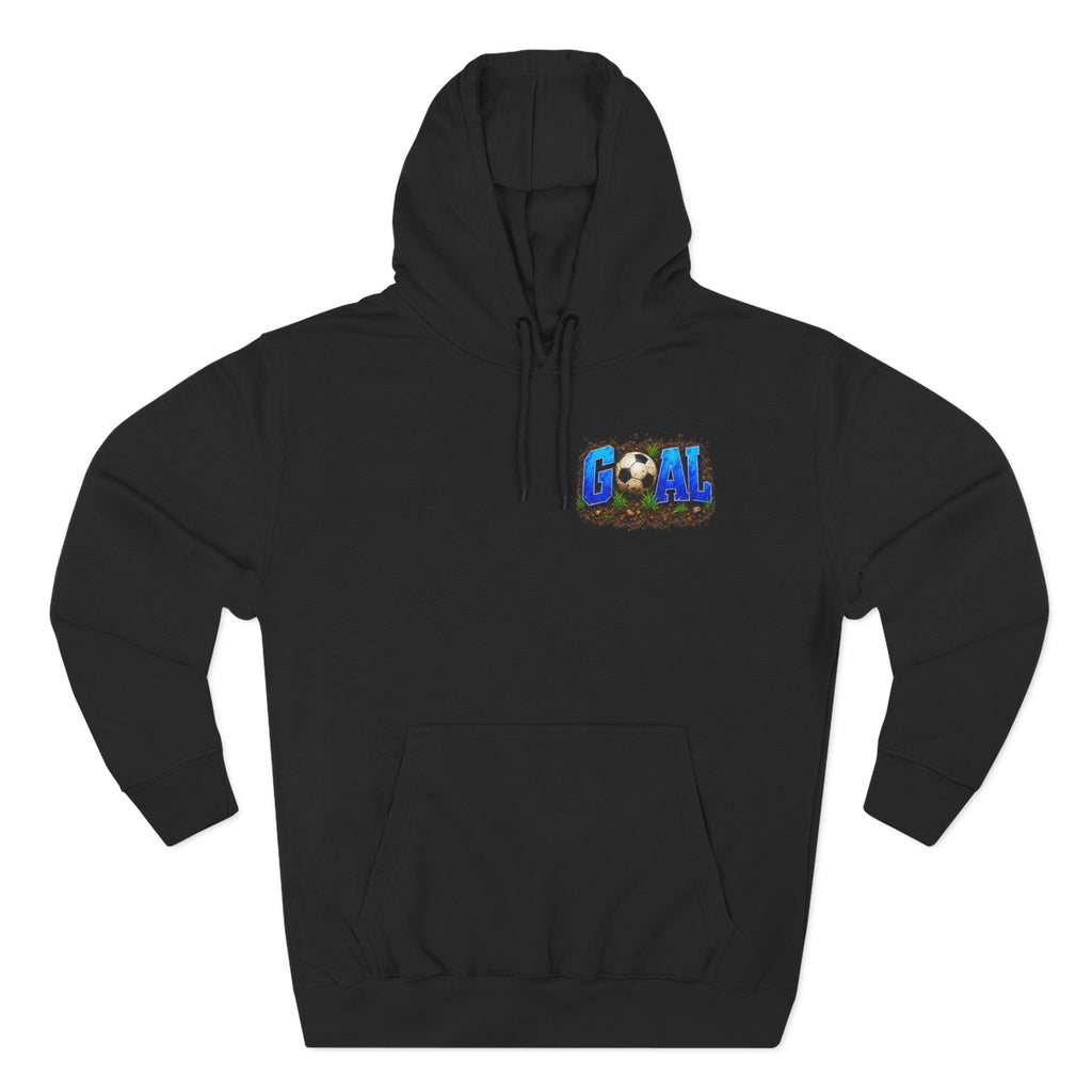 Three-Panel FleeFunny Soccer Tournament Hoodie | My Goal Is to Say No MoreFunny Soccer Tournament Hoodie s... Not!! | Soccer Mom & Dad Gift | Soccer Coach Hoodiece Hoodie