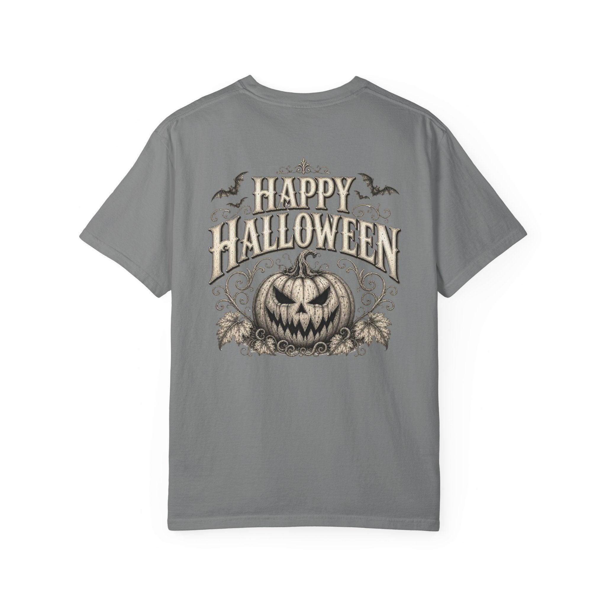 VINTAGE CREEPY PUMPKIN T-SHIRT Unisex Garment-Dyed T-shirt