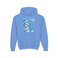 JUST CHILLING SNOWMAN Youth Heavy Blend Hooded Sweatshirt