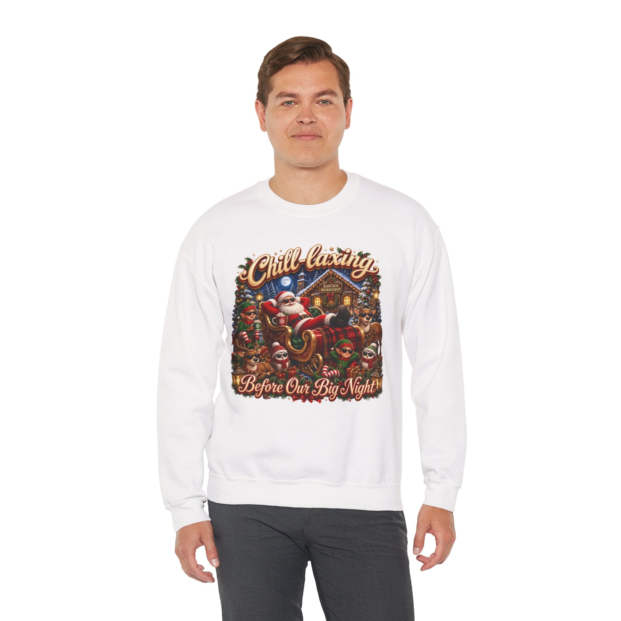 CHRISTMAS CHILL Unisex Heavy Blend™ Crewneck Sweatshirt
