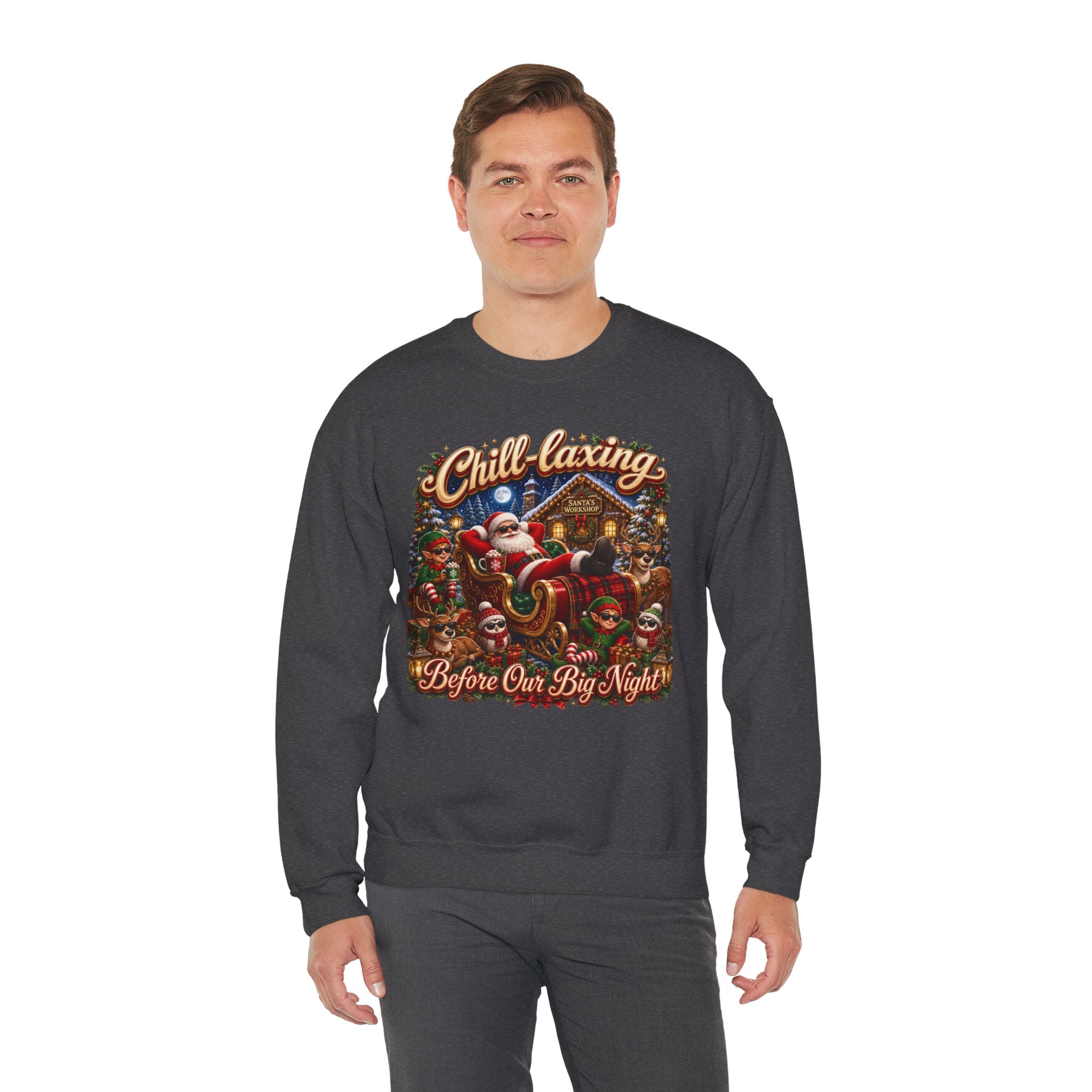 CHRISTMAS CHILL Unisex Heavy Blend™ Crewneck Sweatshirt