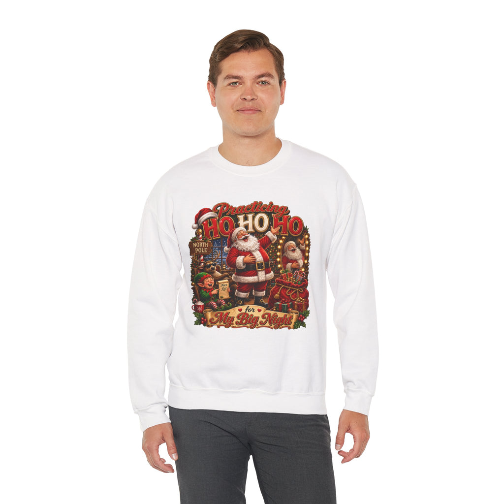 SANTA  PRACTICING HOHOHO Unisex Heavy Blend™ Crewneck Sweatshirt