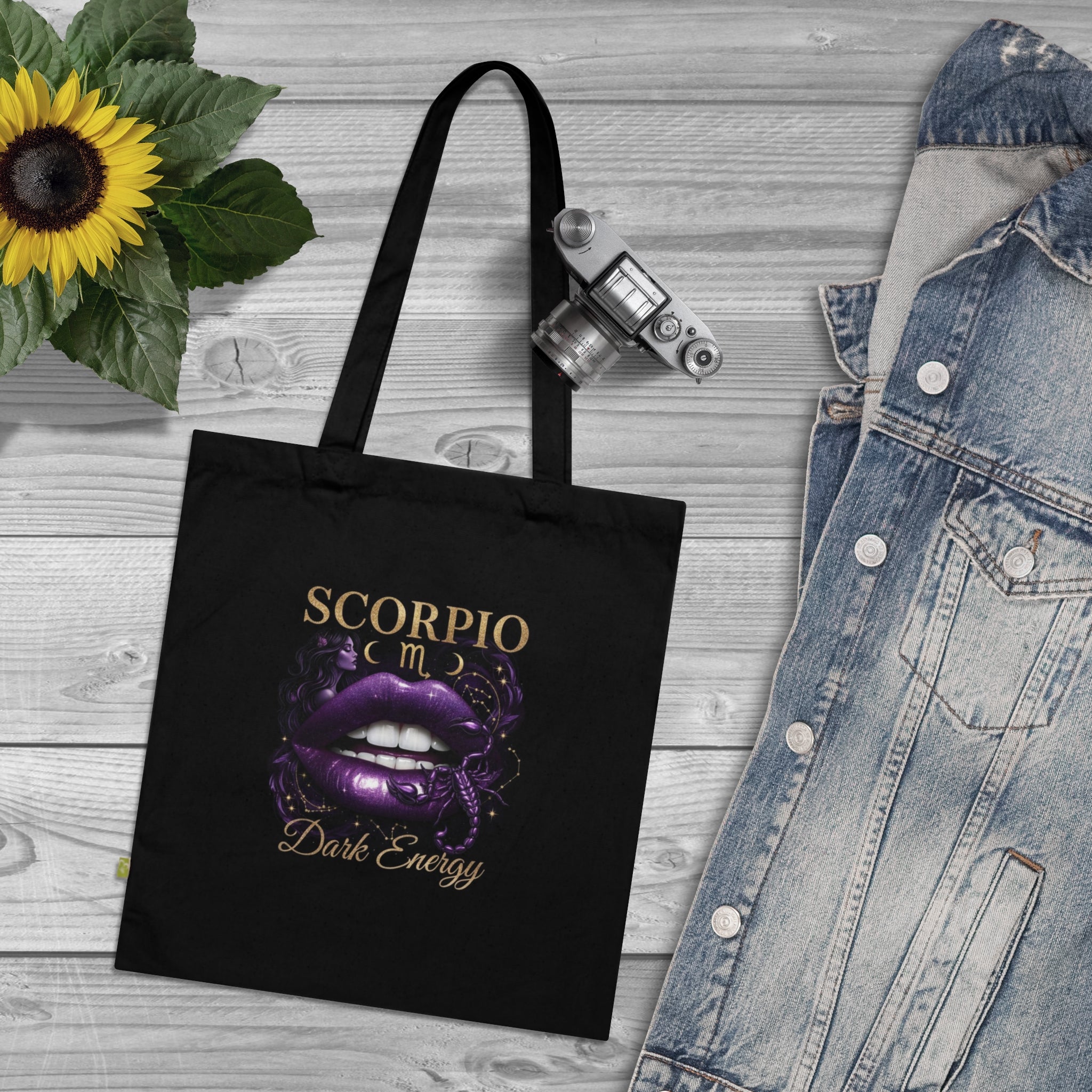 Scorpio Zodiac Celestial Tote Bag