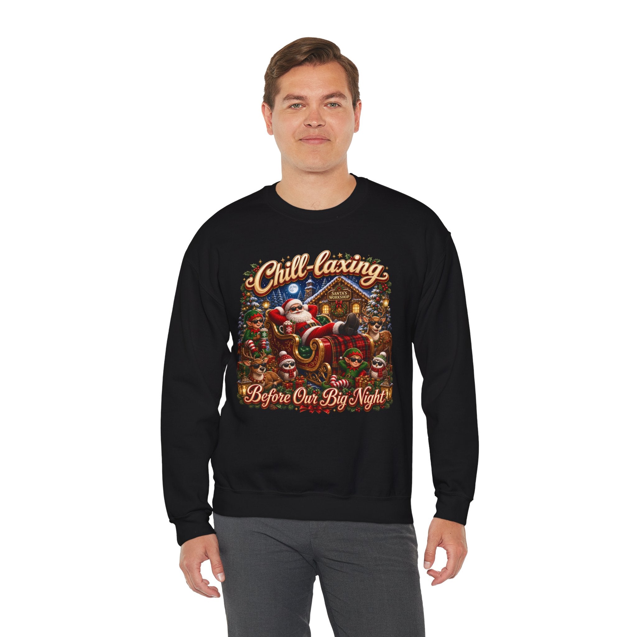 CHRISTMAS CHILL Unisex Heavy Blend™ Crewneck Sweatshirt