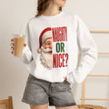 NAUGHTY OR NICE SANTA Unisex Heavy Blend™ Crewneck Sweatshirt