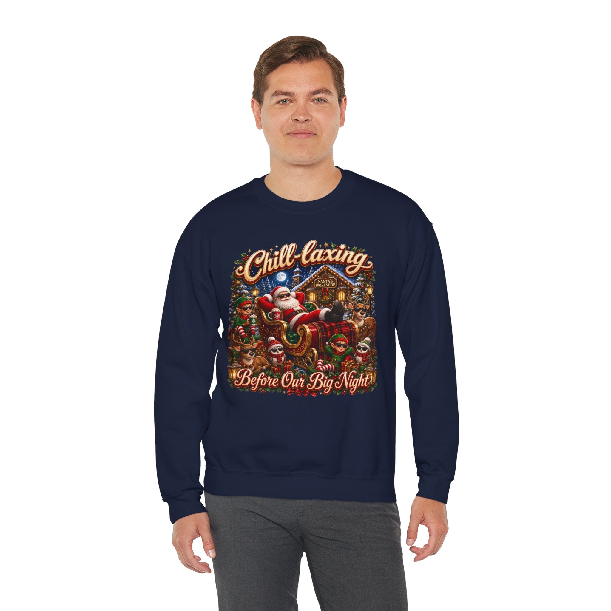 CHRISTMAS CHILL Unisex Heavy Blend™ Crewneck Sweatshirt