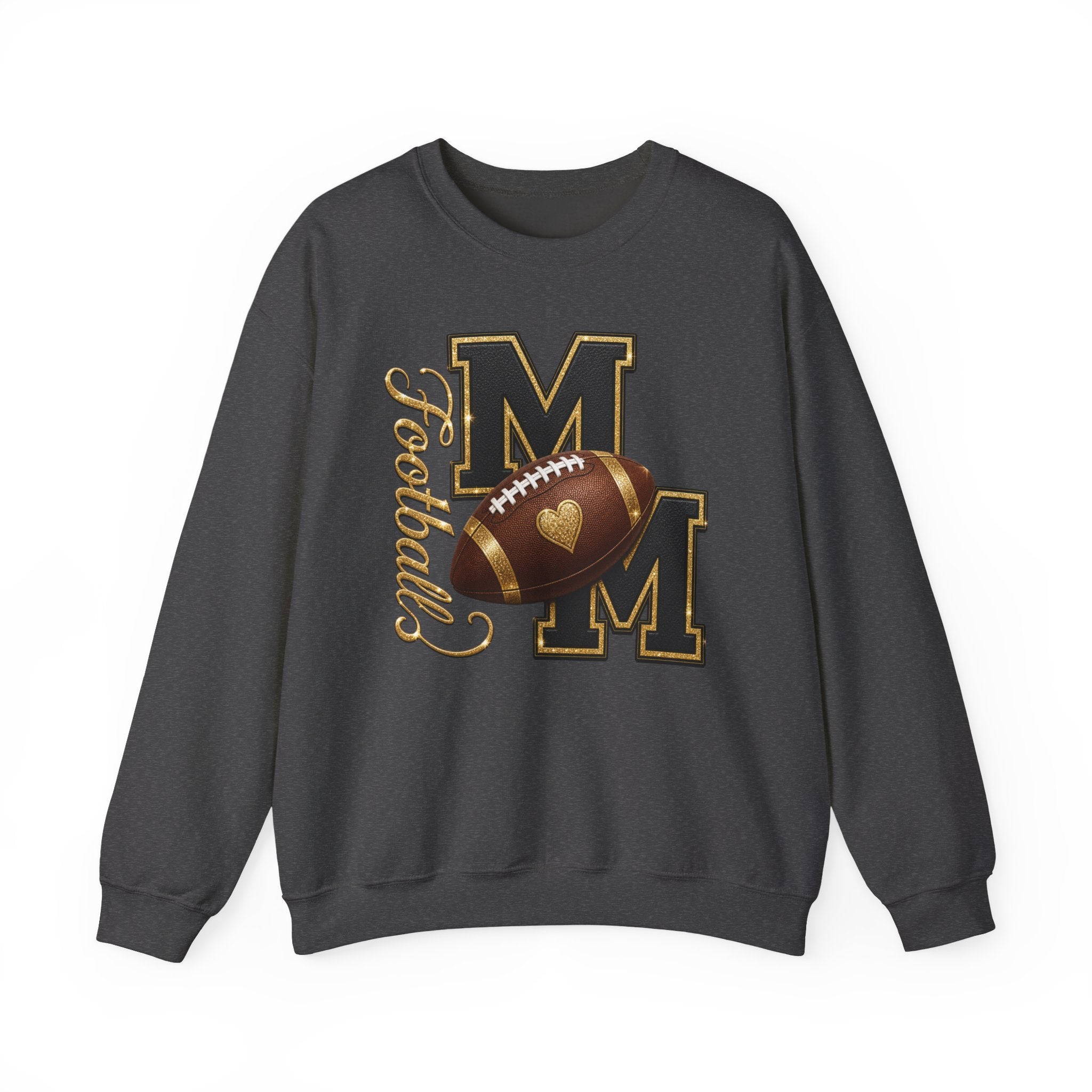 FOOTBALL MOM Heavy Blend™ Crewneck Sweatshirt