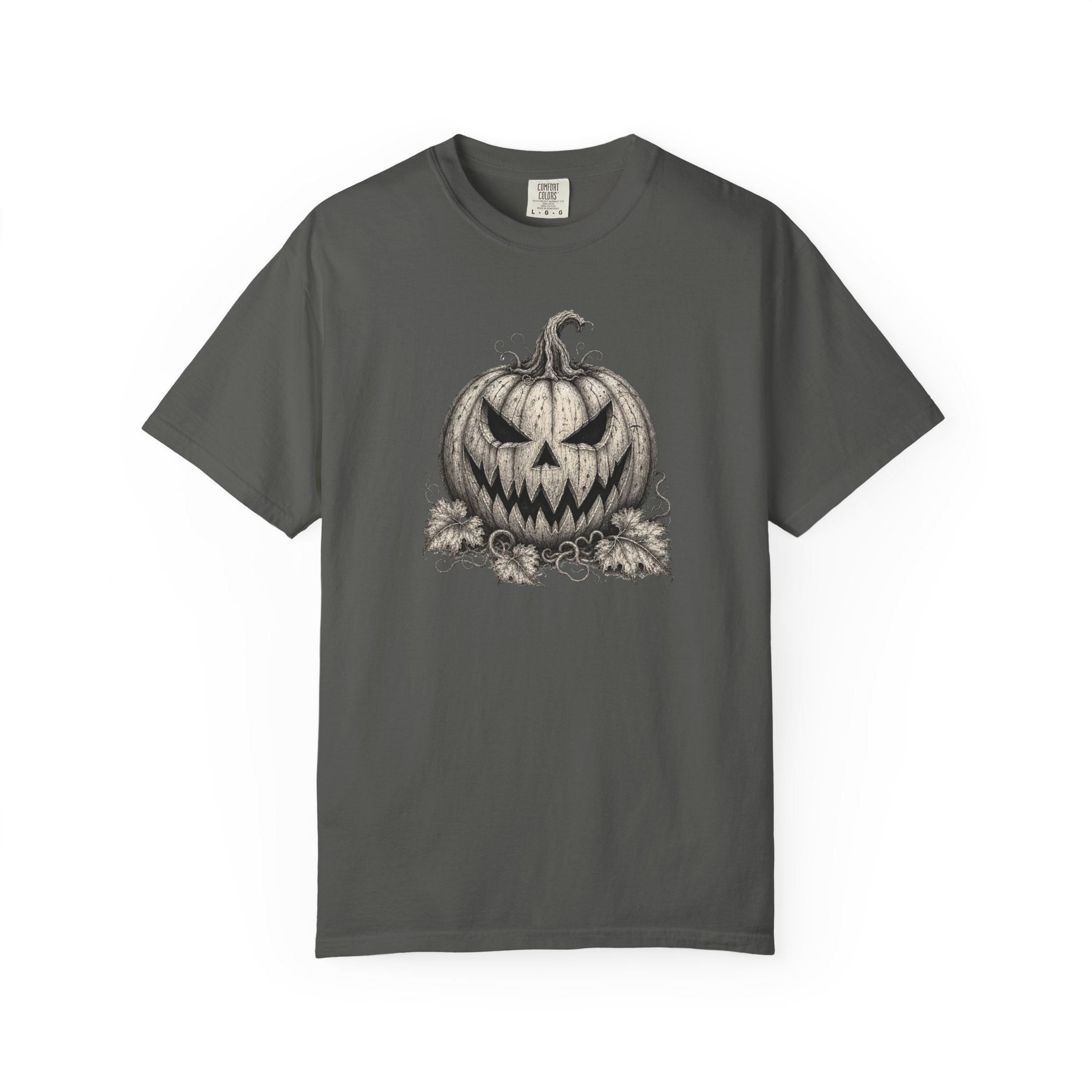 VINTAGE CREEPY PUMPKIN T-SHIRT Unisex Garment-Dyed T-shirt