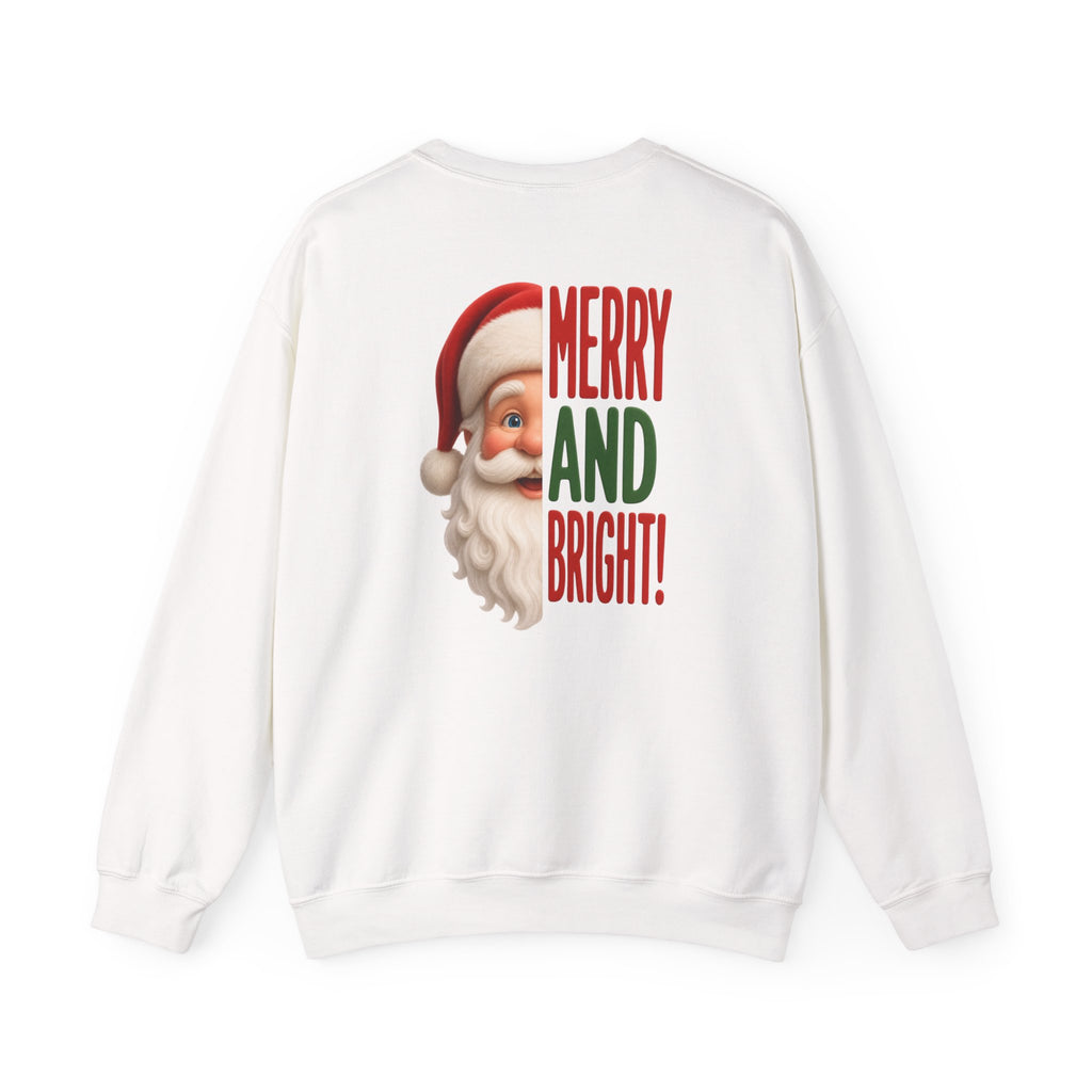 NAUGHTY OR NICE SANTA Unisex Heavy Blend™ Crewneck Sweatshirt