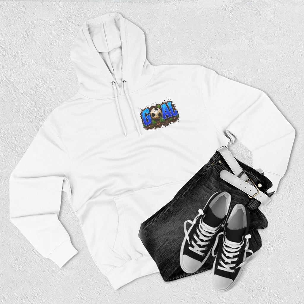 Three-Panel FleeFunny Soccer Tournament Hoodie | My Goal Is to Say No MoreFunny Soccer Tournament Hoodie s... Not!! | Soccer Mom & Dad Gift | Soccer Coach Hoodiece Hoodie