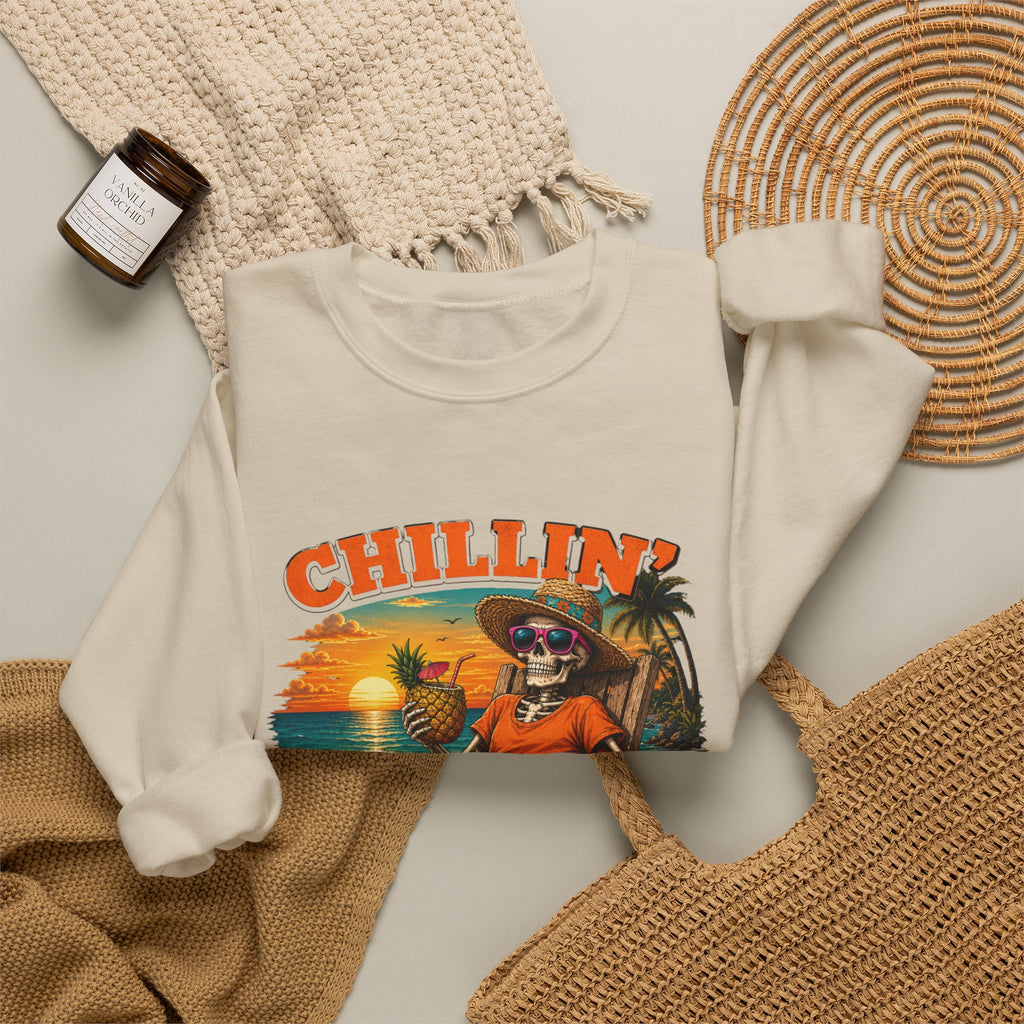CHILLIN BEFORE HALLOWEEN Unisex Heavy Blend™ Crewneck Sweatshirt