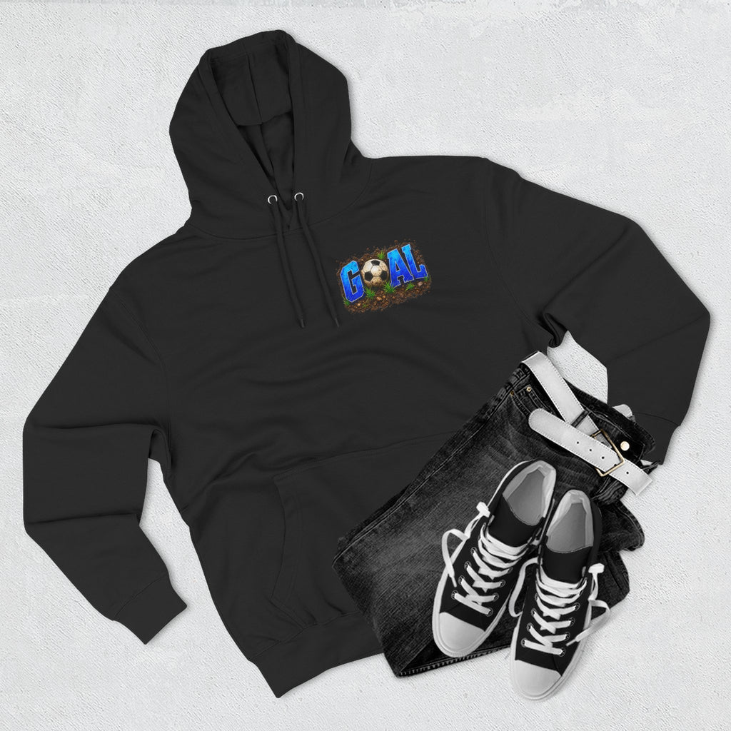 Three-Panel FleeFunny Soccer Tournament Hoodie | My Goal Is to Say No MoreFunny Soccer Tournament Hoodie s... Not!! | Soccer Mom & Dad Gift | Soccer Coach Hoodiece Hoodie