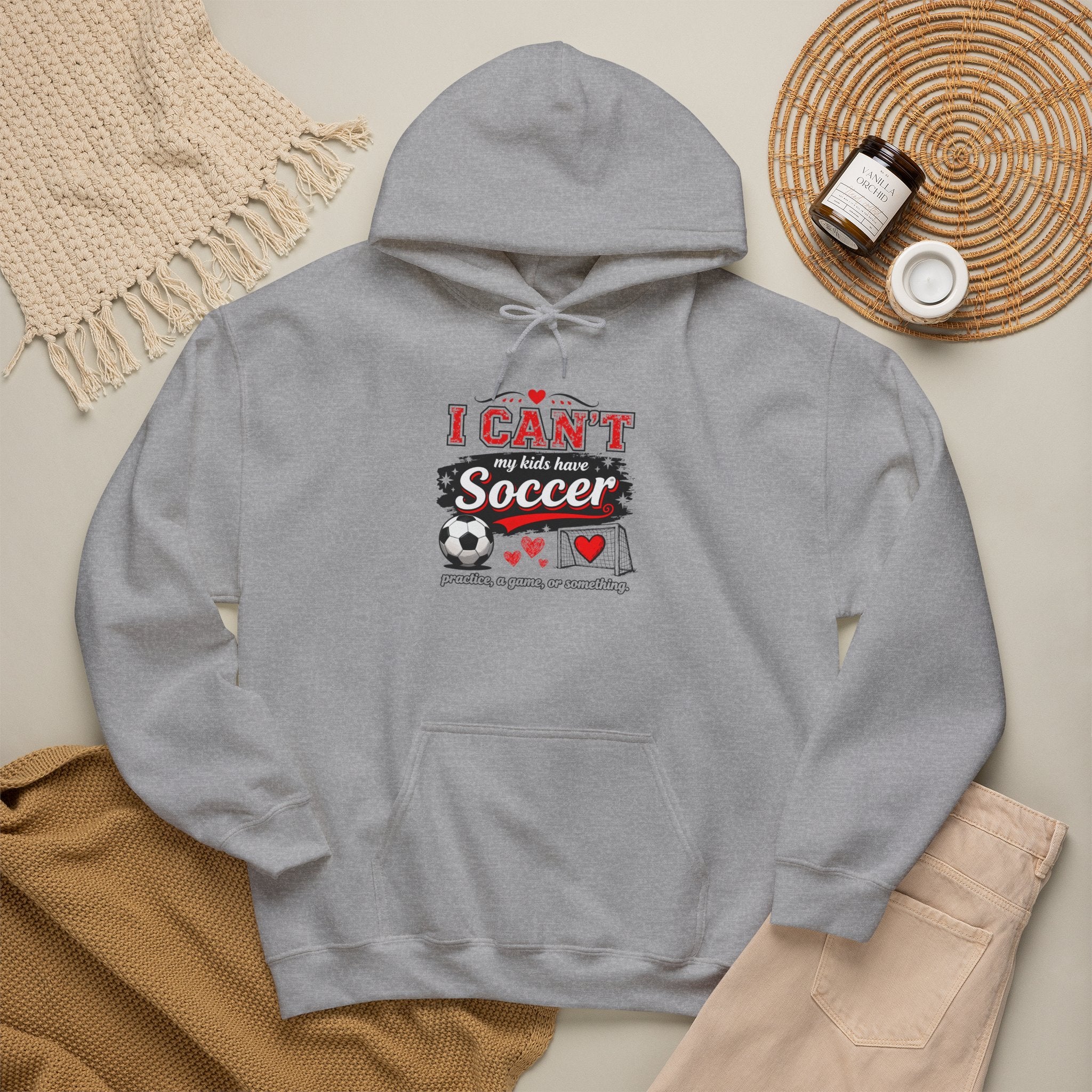 I CAN'T MY KIDS HAVE SOCCER Unisex Heavy Blend™ Hooded Sweatshirt