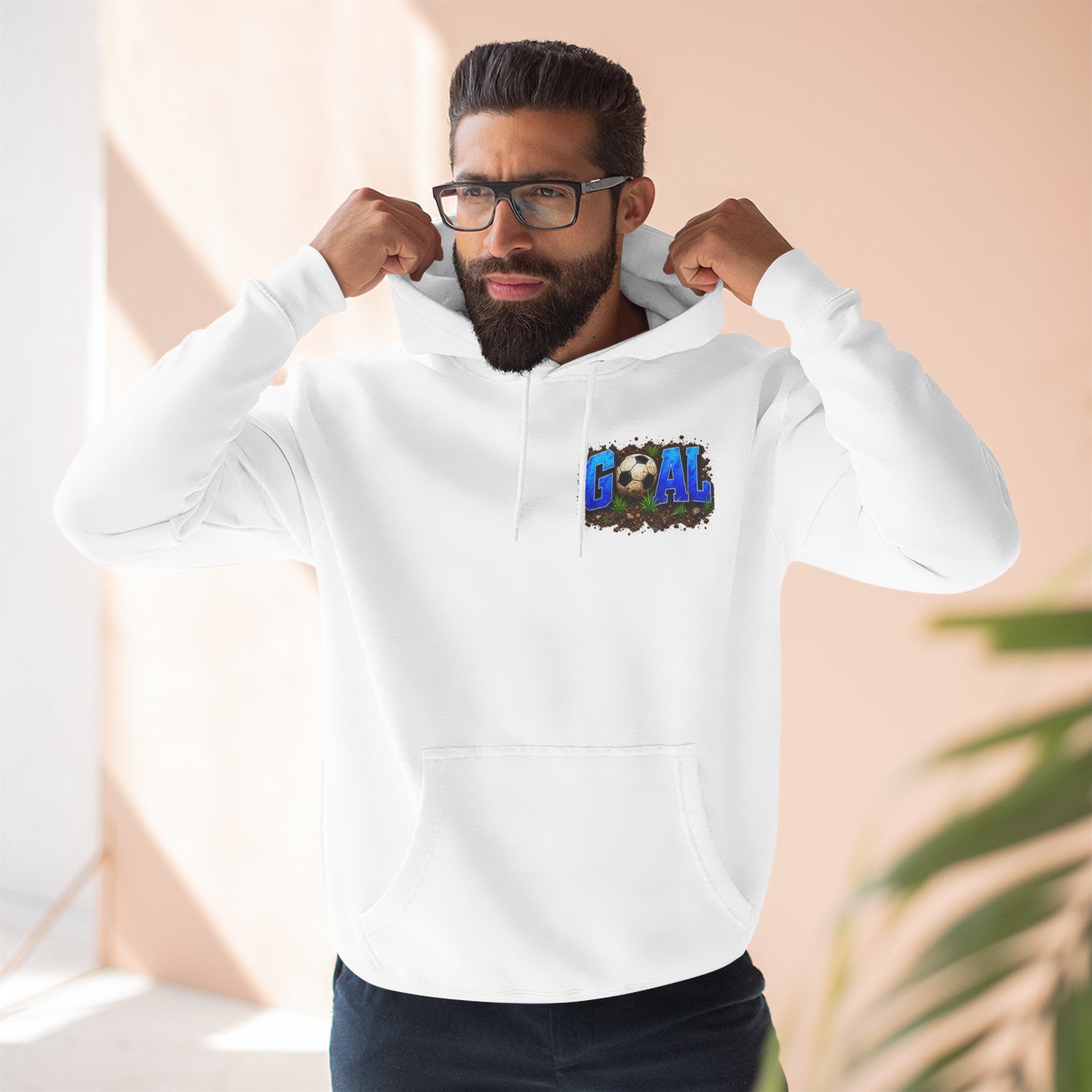 Three-Panel FleeFunny Soccer Tournament Hoodie | My Goal Is to Say No MoreFunny Soccer Tournament Hoodie s... Not!! | Soccer Mom & Dad Gift | Soccer Coach Hoodiece Hoodie