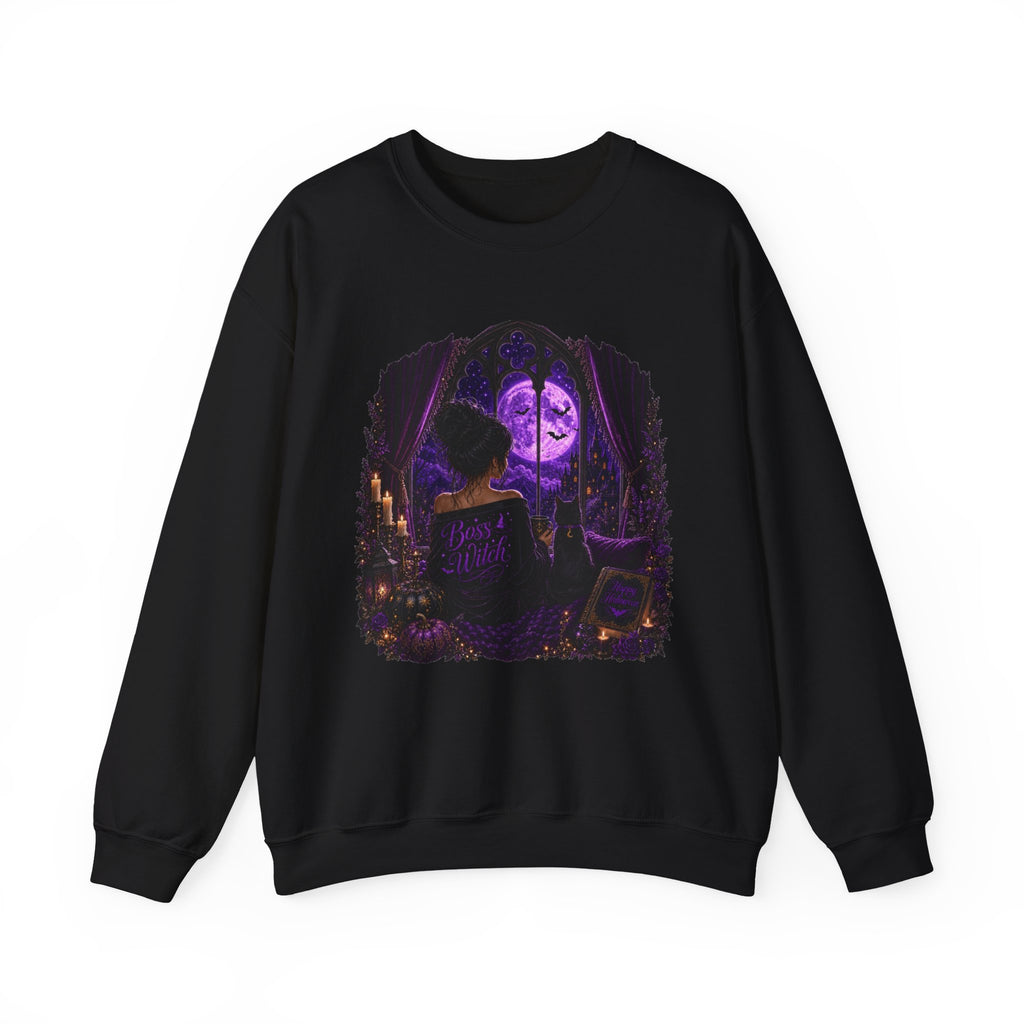 Boss Witch Halloween Crewneck Sweatshirt