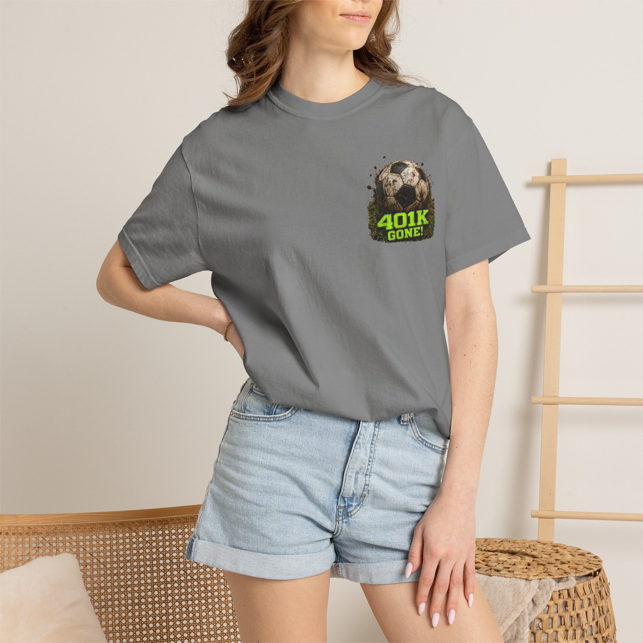 Funny Soccer Parent Shirt, My 401K Has Soccer Stains All Over It, Soccer Dad Shirt, Soccer Tournament Tee, Soccer Gift