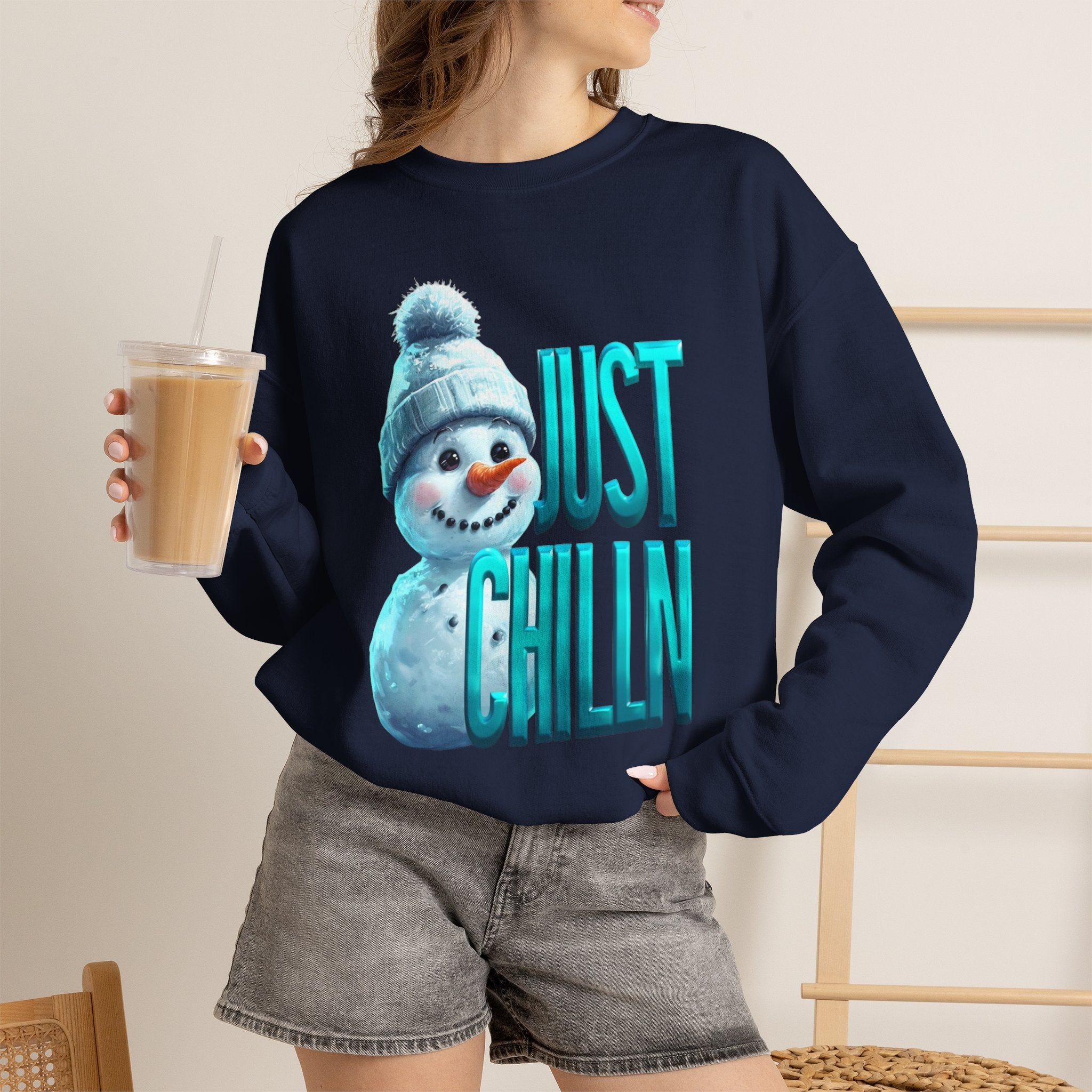 JUST CHILLN Unisex Heavy Blend™ Crewneck Sweatshirt