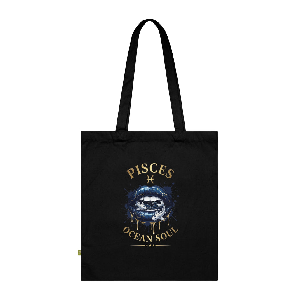 Pisces Zodiac Celestial Tote Bag