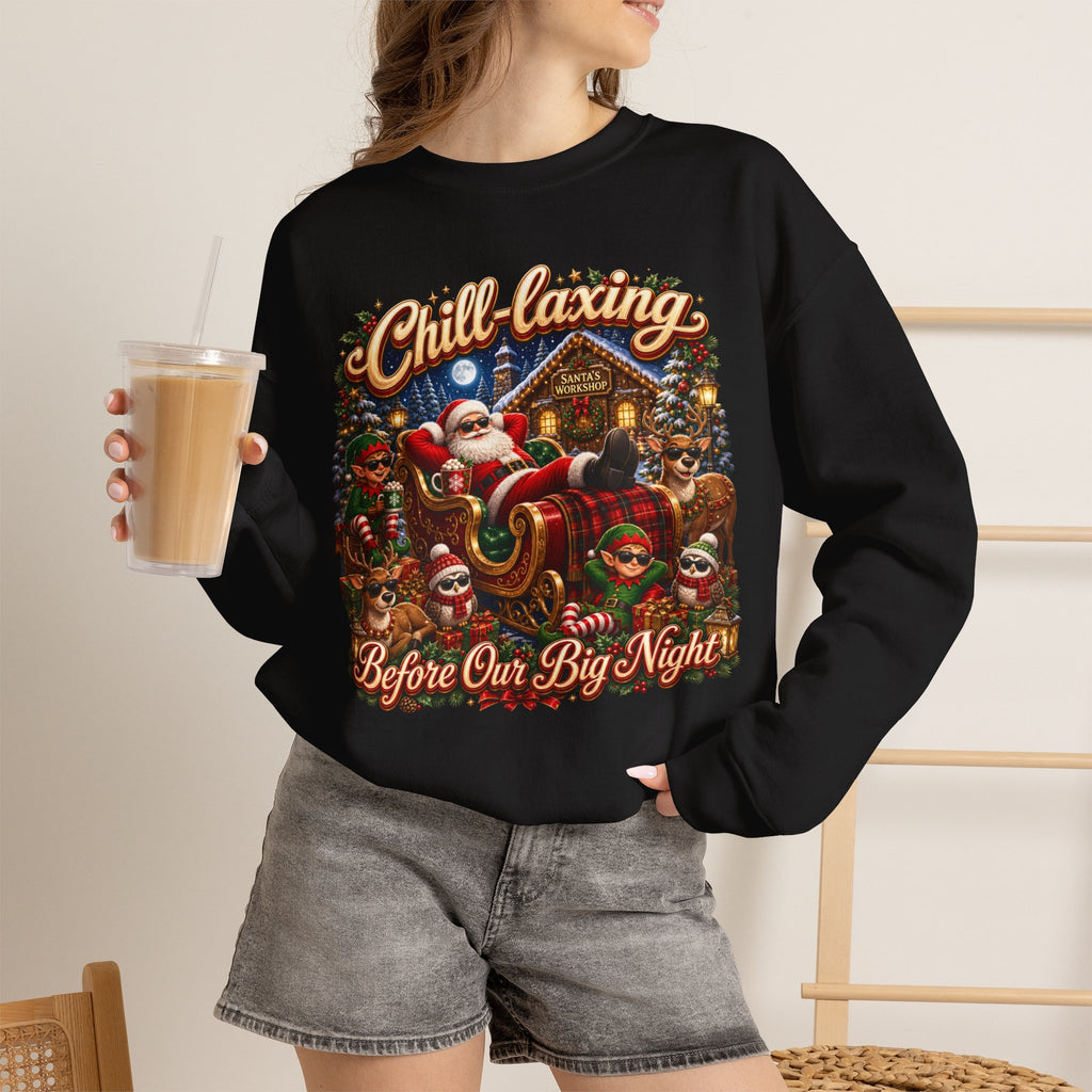 CHRISTMAS CHILL Unisex Heavy Blend™ Crewneck Sweatshirt
