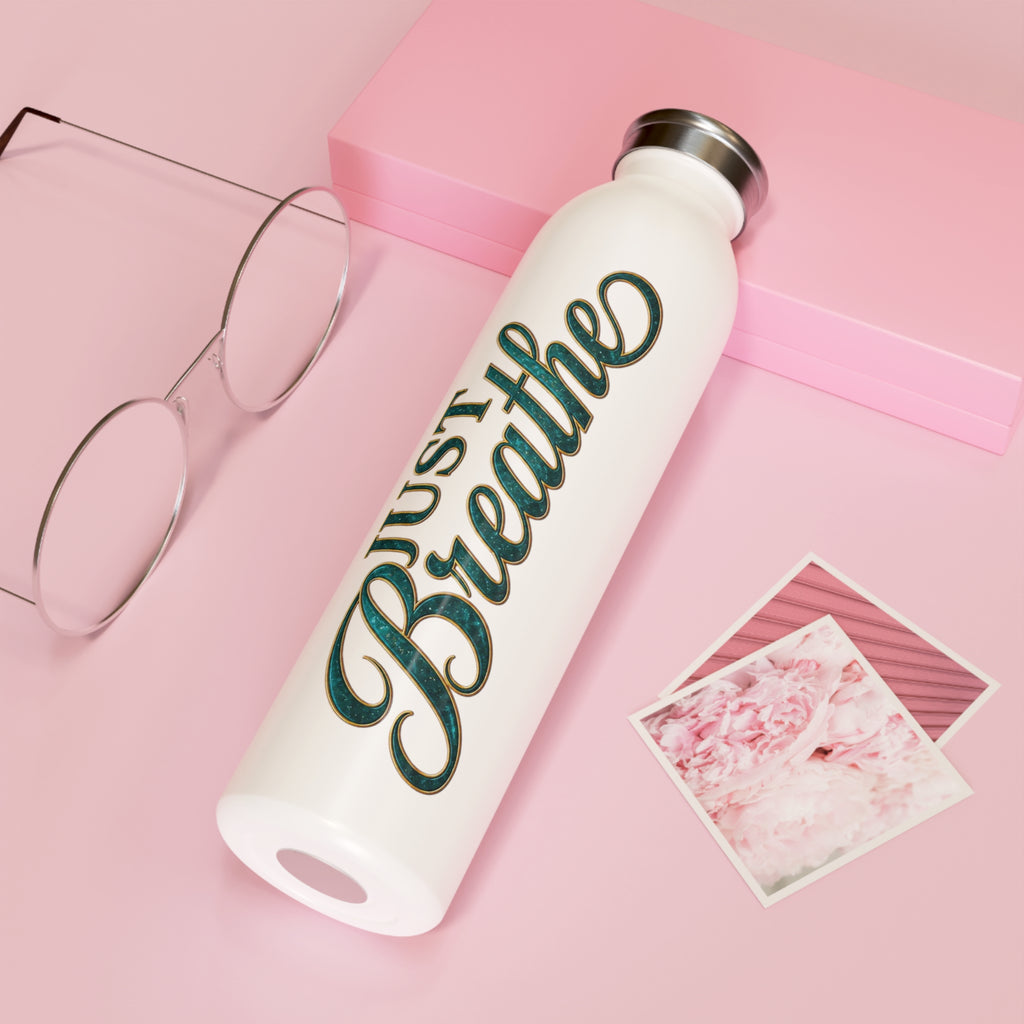Just Breathe Slim Water Bottle