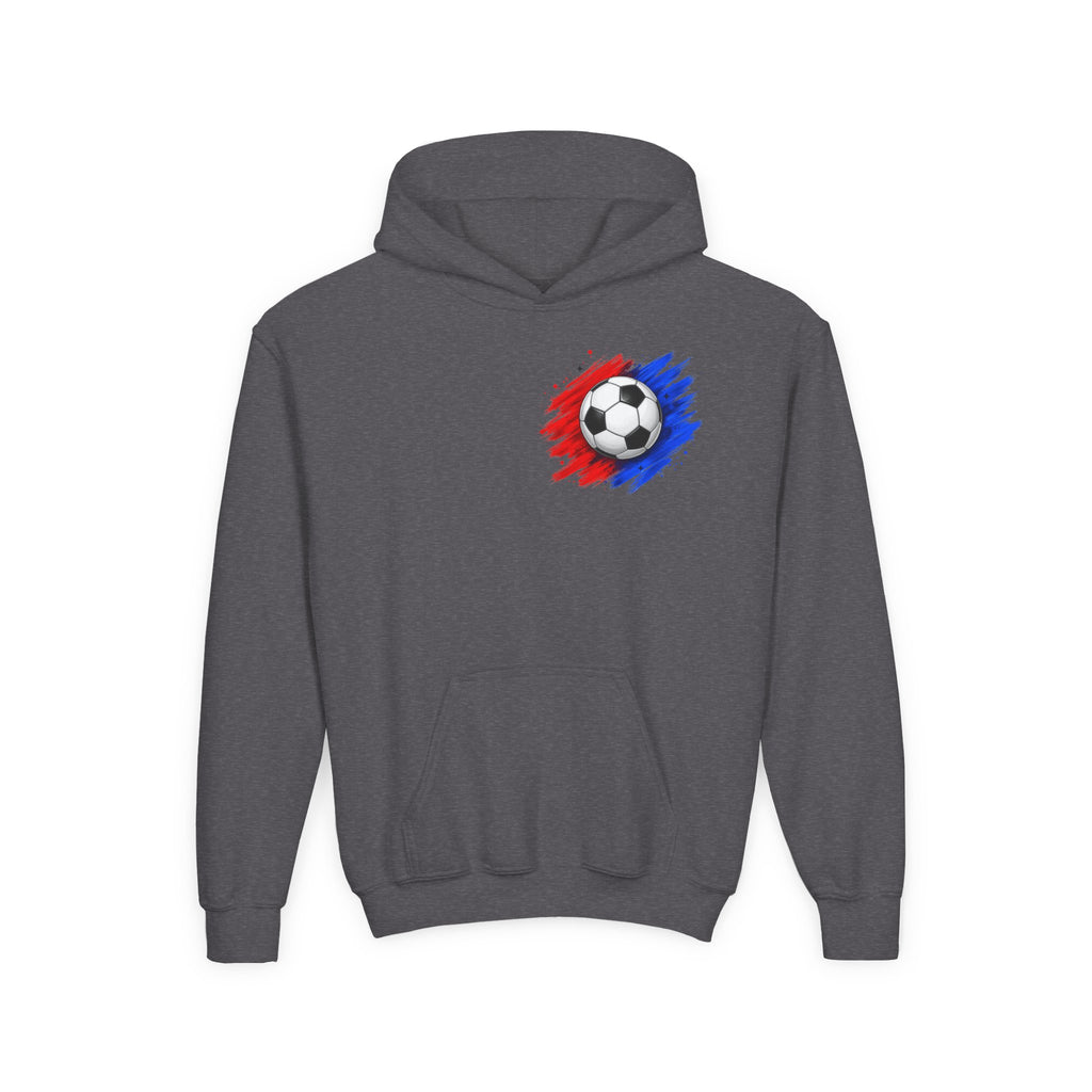 Brave Beats Attitude Soccer Hoodie for Boys | Youth Soccer Pullover | Kids Soccer Hoodie | Soccer Player Gift