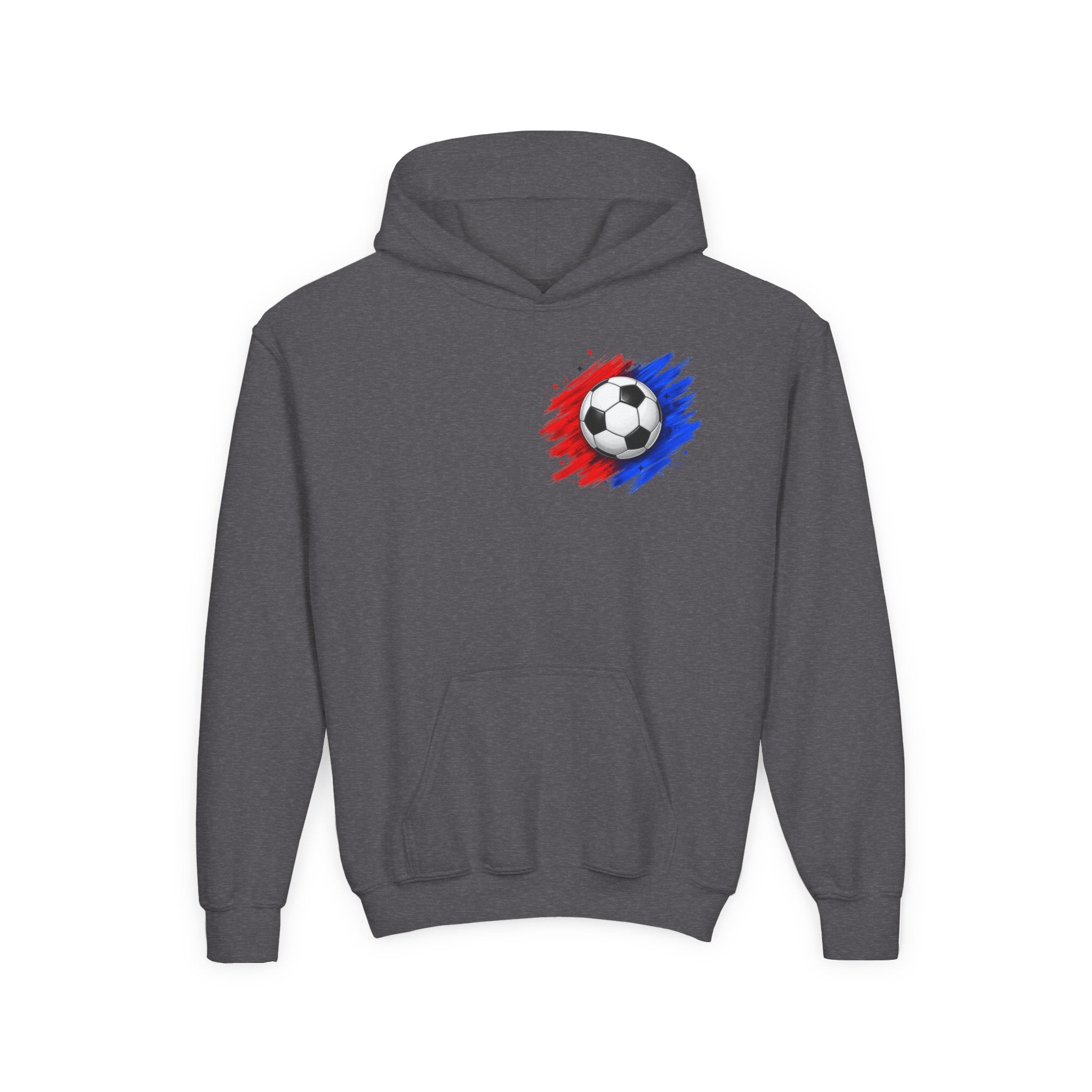 Brave Beats Attitude Soccer Hoodie for Boys | Youth Soccer Pullover | Kids Soccer Hoodie | Soccer Player Gift