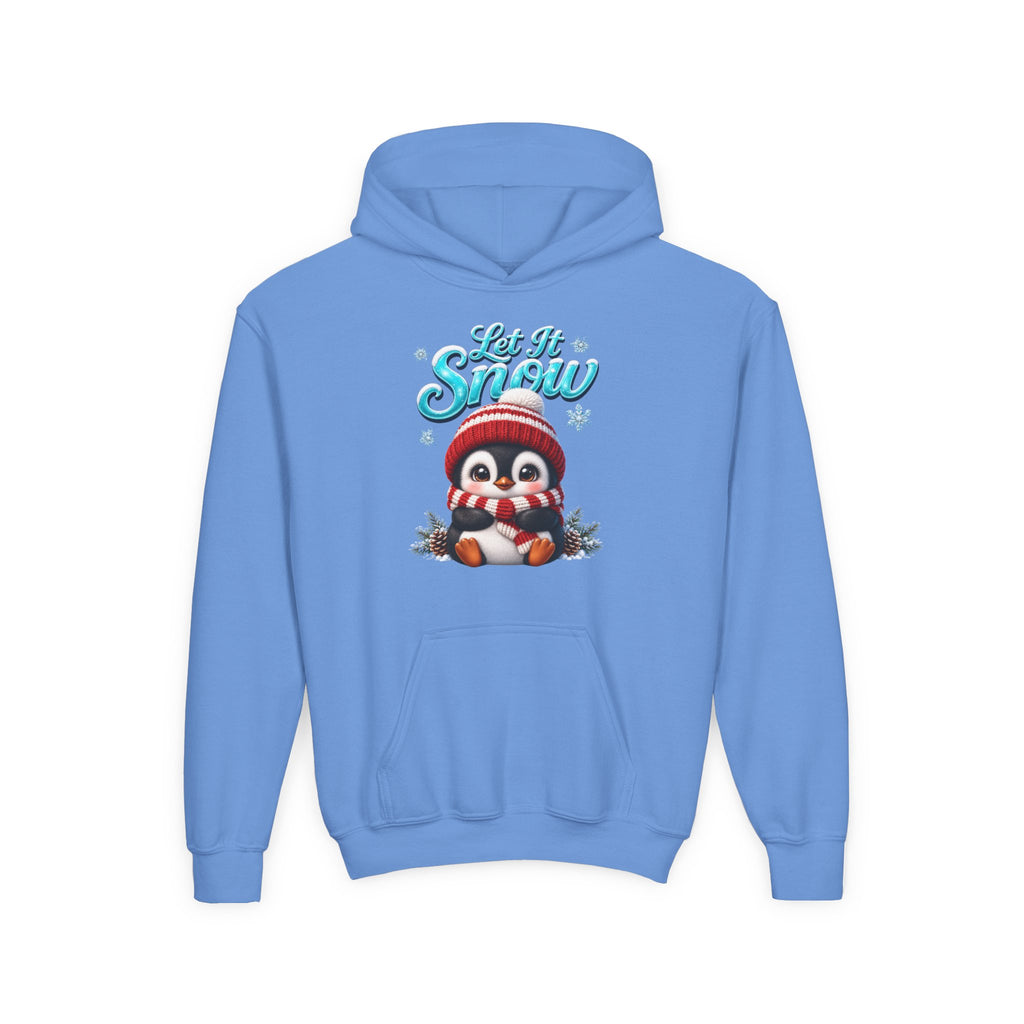 LET IT SNOW Youth Heavy Blend Hooded Sweatshirt