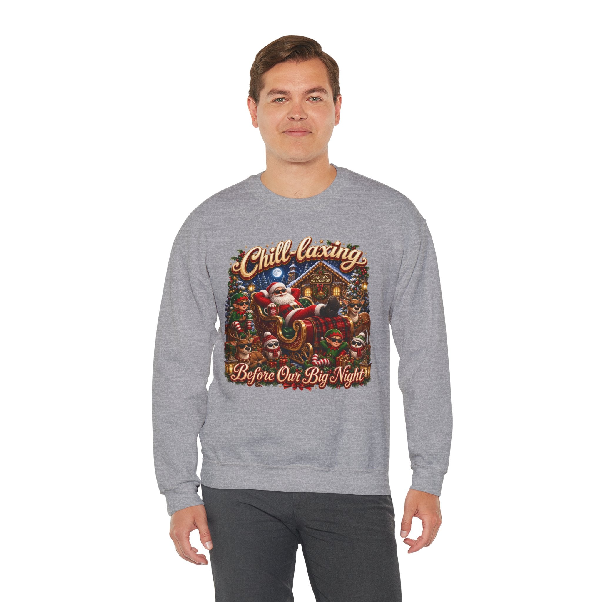 CHRISTMAS CHILL Unisex Heavy Blend™ Crewneck Sweatshirt