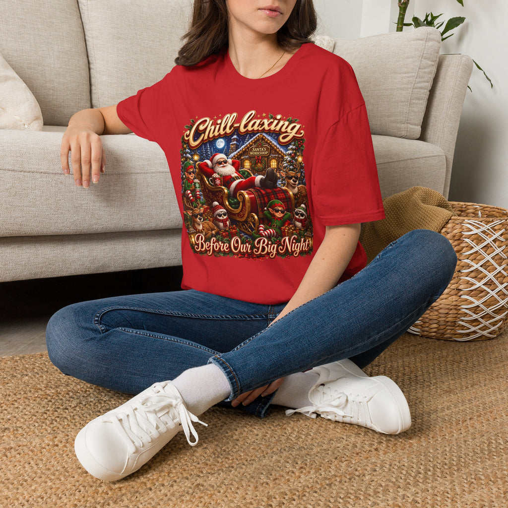 JUST CHILLIN SANTA Unisex Softstyle T-Shirt