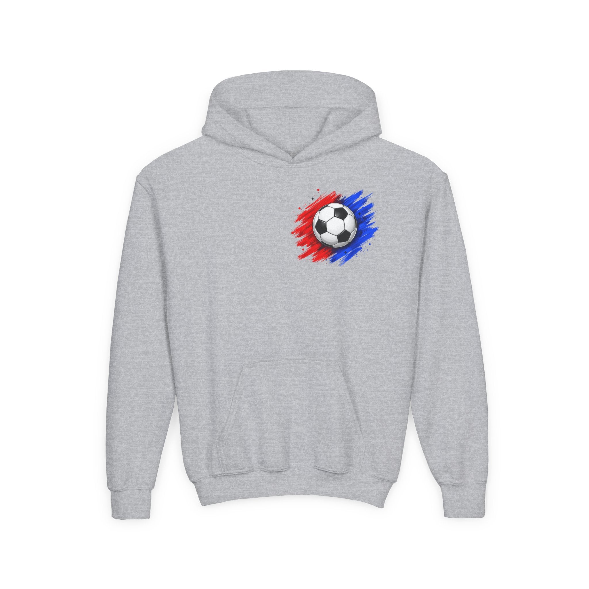 Brave Beats Attitude Soccer Hoodie for Boys | Youth Soccer Pullover | Kids Soccer Hoodie | Soccer Player Gift