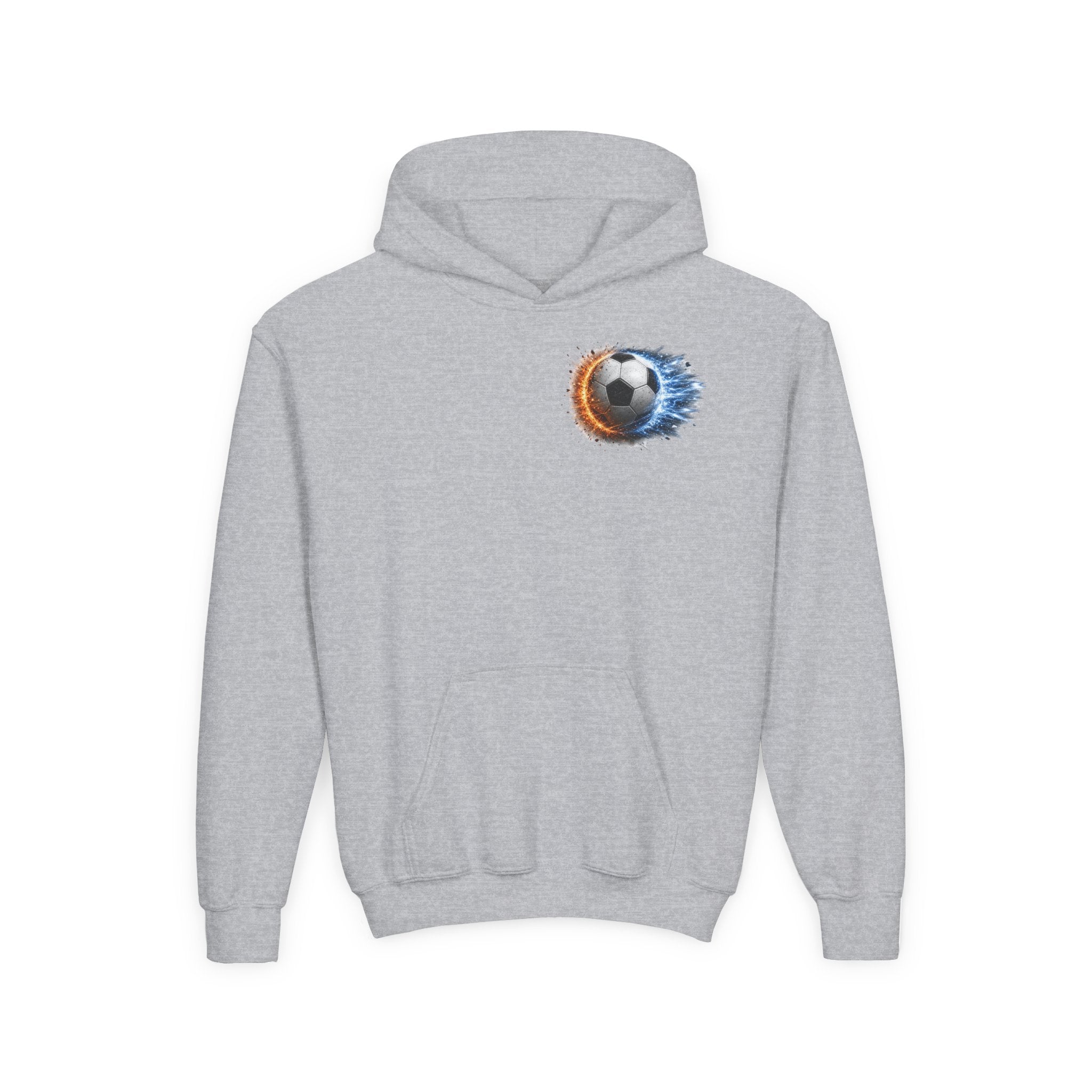 Fierce. Bold. Powerful. Soccer Hoodie | Kids Soccer Sweatshirt | Youth Soccer Gift Soccer Ball Graphic Youth Hoodie