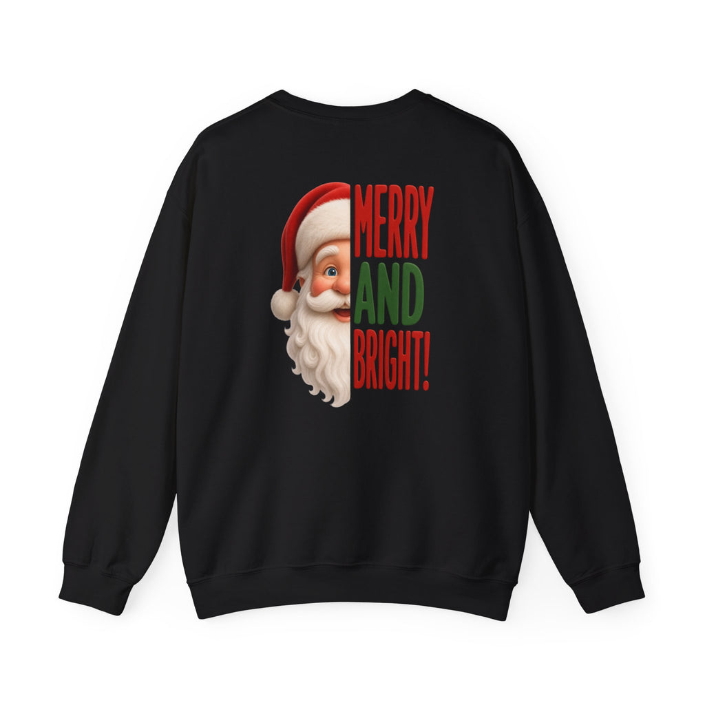 NAUGHTY OR NICE SANTA Unisex Heavy Blend™ Crewneck Sweatshirt