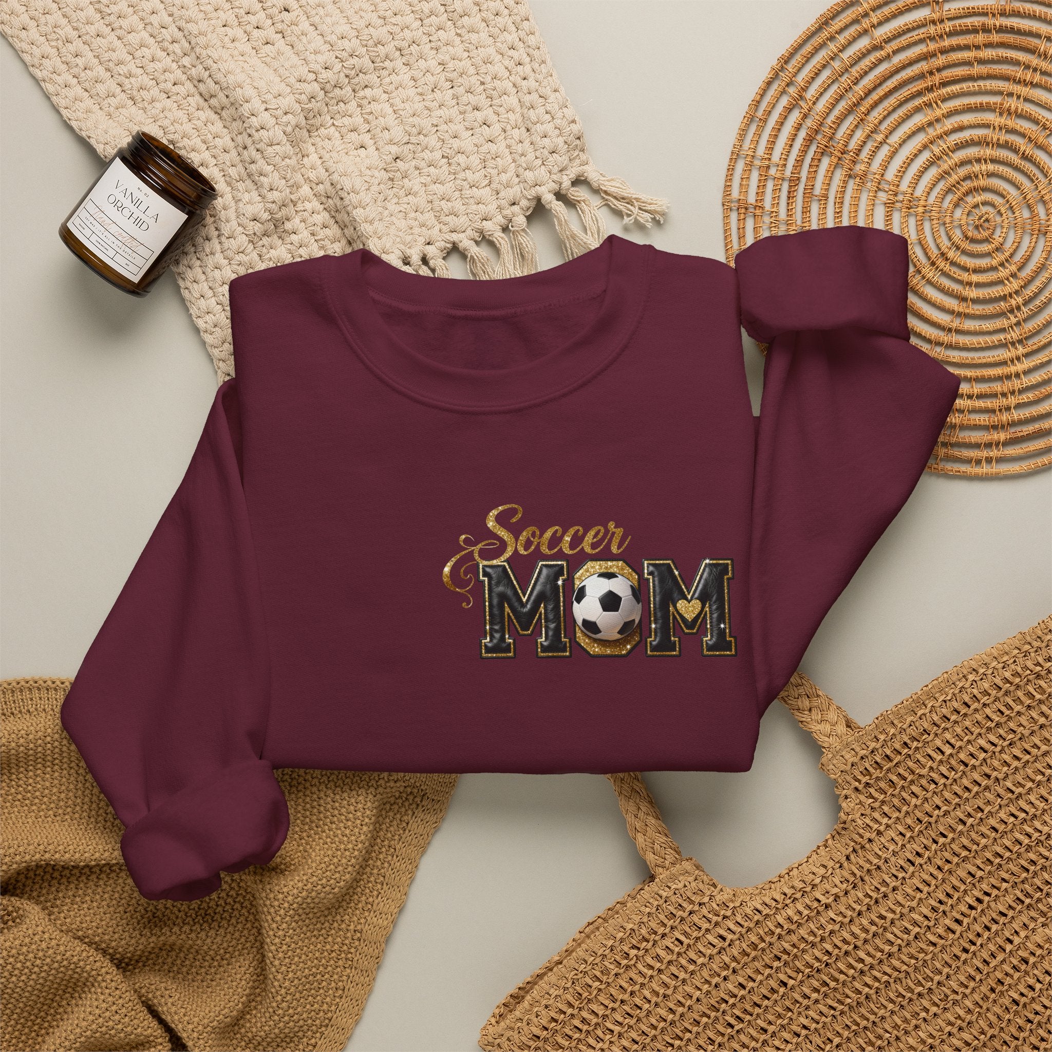 SOCCER MOM Unisex Heavy Blend™ Crewneck Sweatshirt